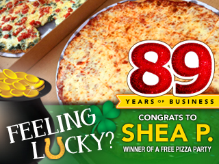 89th Anniversay Pizza Party Winner