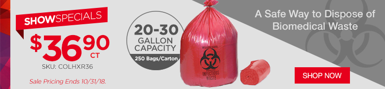 Colonial Bag Corporation Infectious Waste Red Bag