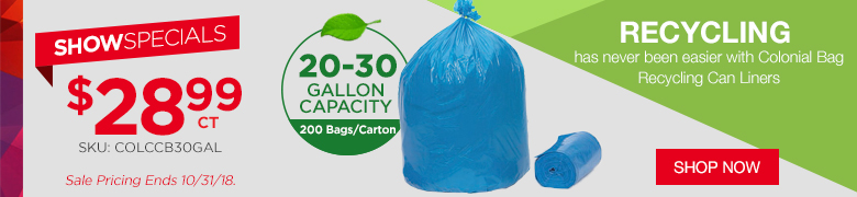 Colonial Bag Corporation Recycling Blue Bag