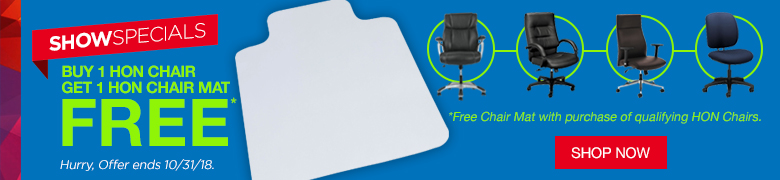 HON Free Chair Mat with Chair purchase