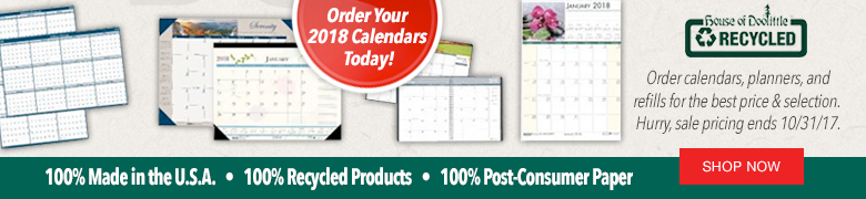 HOD 2018 Calendars are Here