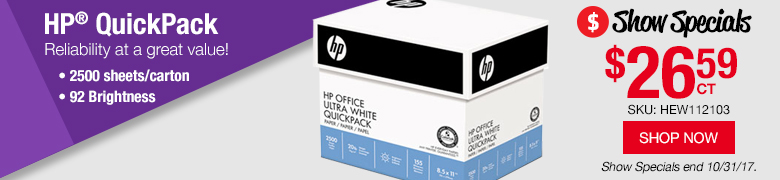 HP Ultra White Quickpack Paper