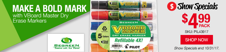 Pilot VBoard Master Whiteboard Markers