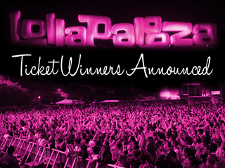 Lollapalooza Tickets Winner