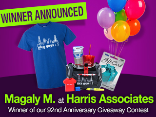 92nd Anniversary Giveaway