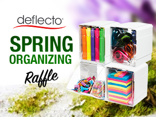 Deflecto’s Spring Organizing Raffle
