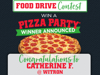 Winner Announced: Food Drive
