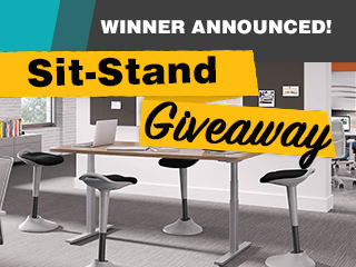 Winner Announced: Sit-Stand Giveaway