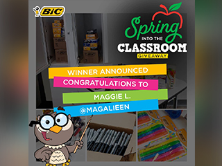 Winner Announced: Spring Into The Classroom Giveaway