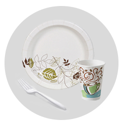Cups, Plates & Cutlery